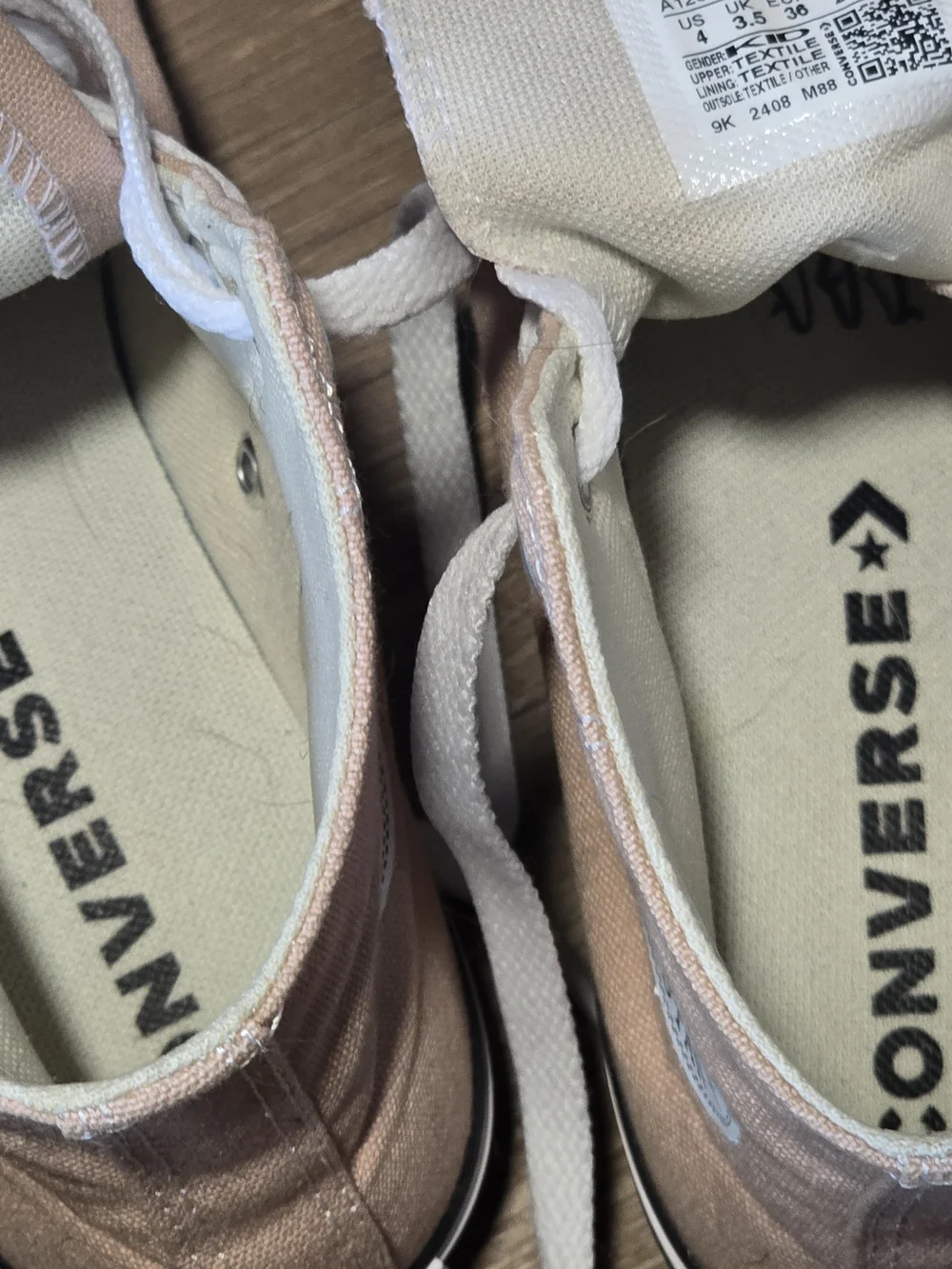 Kid's Back To School Shoes Converse All Star High Top Sneakers - Blush Pink